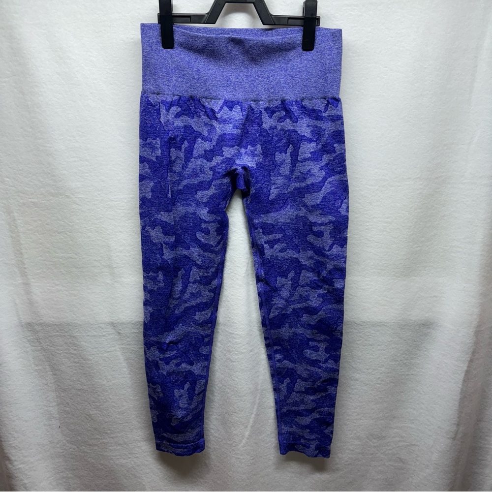 NVGTN Camo Seamless Leggings‎ Women's Size M High Waisted Workout Athleisure